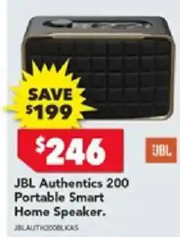 Harvey Norman Jbl authentics 200 portable smart home speaker offer