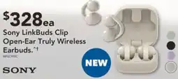 Harvey Norman Sony linkbuds clip offer