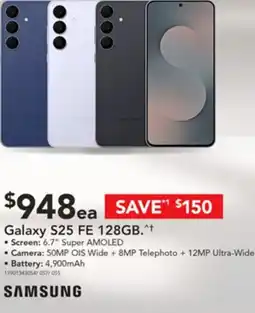 Harvey Norman Galaxy s25 fe offer