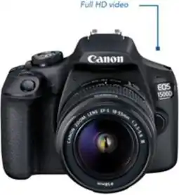 Harvey Norman Canon eos 1500d dslr with lens kit offer