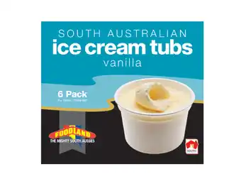 Foodland Foodland ice cream tubs 6 x 125ml offer