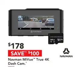 Harvey Norman Navman mivue true 4k dash cam offer