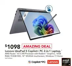 Harvey Norman Lenovo ideapad 5 copilot+ pc 2-in-1 laptop offer