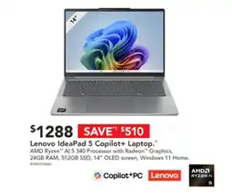 Harvey Norman Lenovo ideapad 5 copilot+ laptop offer