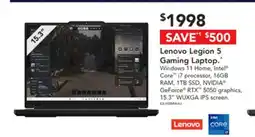 Harvey Norman Lenovo legion 5 gaming laptop offer