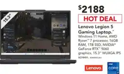 Harvey Norman Lenovo legion 5 gaming laptop offer