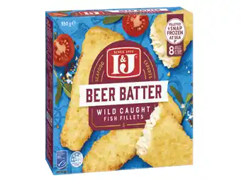 Foodland I&j fish fillet 550g offer