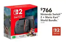 Harvey Norman Nintendo switch 2 + mario kart world bundle offer