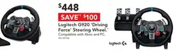 Harvey Norman Logitech g920 'driving force' steering wheel offer