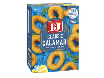 Foodland I&j calamari or squid 360-400g offer