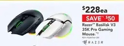 Harvey Norman Razer basilisk v3 35k pro gaming mouse offer