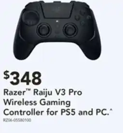 Harvey Norman Razer raiju v3 pro wireless gaming controller for ps5 and pc offer