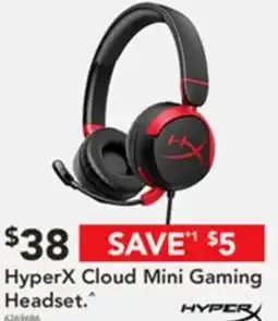 Harvey Norman Hyperx cloud mini gaming headset offer