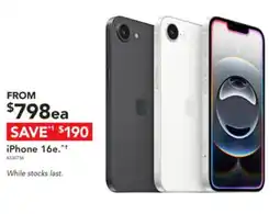 Harvey Norman Iphone 16e offer