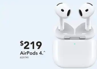 Harvey Norman Airpods 4 offer