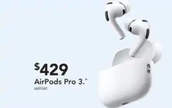 Harvey Norman Airpods pro 3 offer