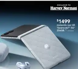 Harvey Norman Motorola razr 60 'swarovski®' 5g offer