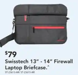 Harvey Norman Swisstech firewall laptop briefcase offer