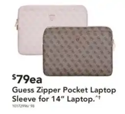 Harvey Norman Guess zipper pocket laptop sleeve for laptop offer