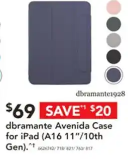 Harvey Norman Dbramante avenida case for ipad offer