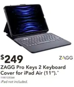Harvey Norman Zagg pro keys 2 keyboard cover for ipad air offer
