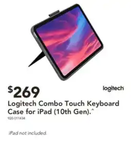 Harvey Norman Logitech combo touch keyboard case for ipad offer