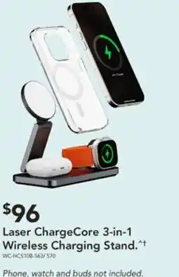 Harvey Norman Laser chargecore 3-in-1 wireless charging stand offer