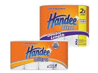 Foodland Handee ultra double length paper towel 2 pack or ultra 4 pack offer