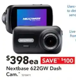 Harvey Norman Nextbase 622gw dash cam offer