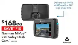 Harvey Norman Navman mivue™ 270 safey dash cam offer