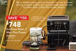 Harvey Norman Ecoflow river 3 max plus power station offer