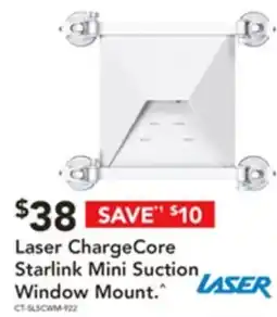 Harvey Norman Laser chargecore starlink mini suction window mount offer