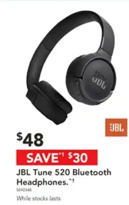 Harvey Norman Jbl tune 520 bluetooth headphones offer