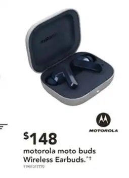 Harvey Norman Motorola moto buds wireless earbuds offer