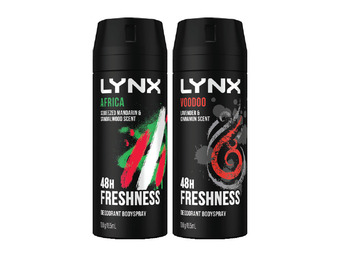 Foodland Lynx body spray or antispirant 165ml offer