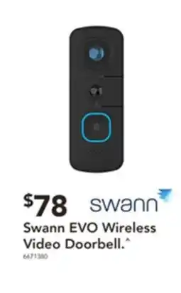 Harvey Norman Swann evo wireless video doorbell offer