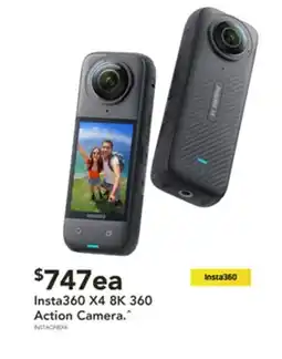 Harvey Norman Insta360 x4 8k 360 action camera offer