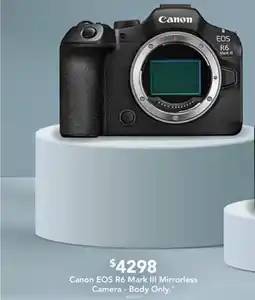 Harvey Norman Canon eos r6 mark iii mirrorless camera - body only offer