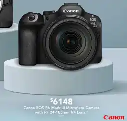 Harvey Norman Canon eos r6 mark III offer