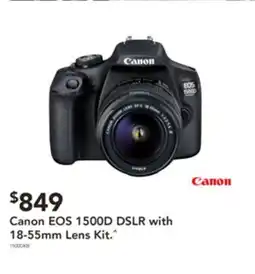 Harvey Norman Canon eos 1500d dslr offer