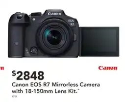 Harvey Norman Canon eos r7 mirrorless camera offer