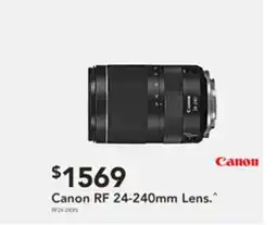 Harvey Norman Canon rf 24-240mm lens offer