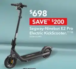 Harvey Norman Segway-ninebot e2 pro electric kickscooter offer