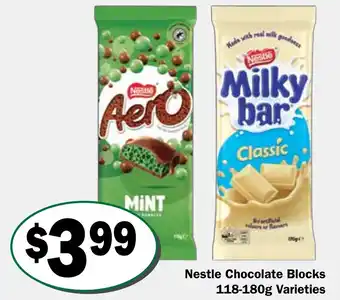 Nestle chocolate blocks