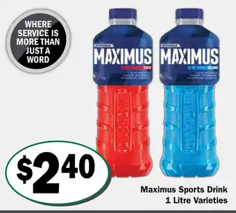 Maximus sports drink