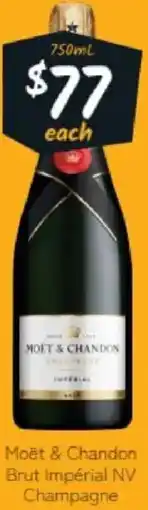 Cellarbrations Moët & chandon brut impérial nv champagne offer