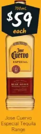 Cellarbrations Jose cuervo especial tequila range offer