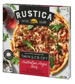 IGA Rustica by McCain Stone Baked Pizza 335‑460g Selected Varieties offer