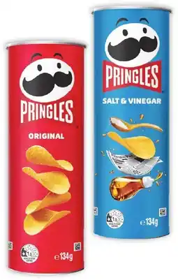 IGA Pringles Chips 118‑134g Selected Varieties offer