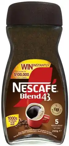 IGA Nescafé Blend 43 Instant Coffee Selected Varieties offer